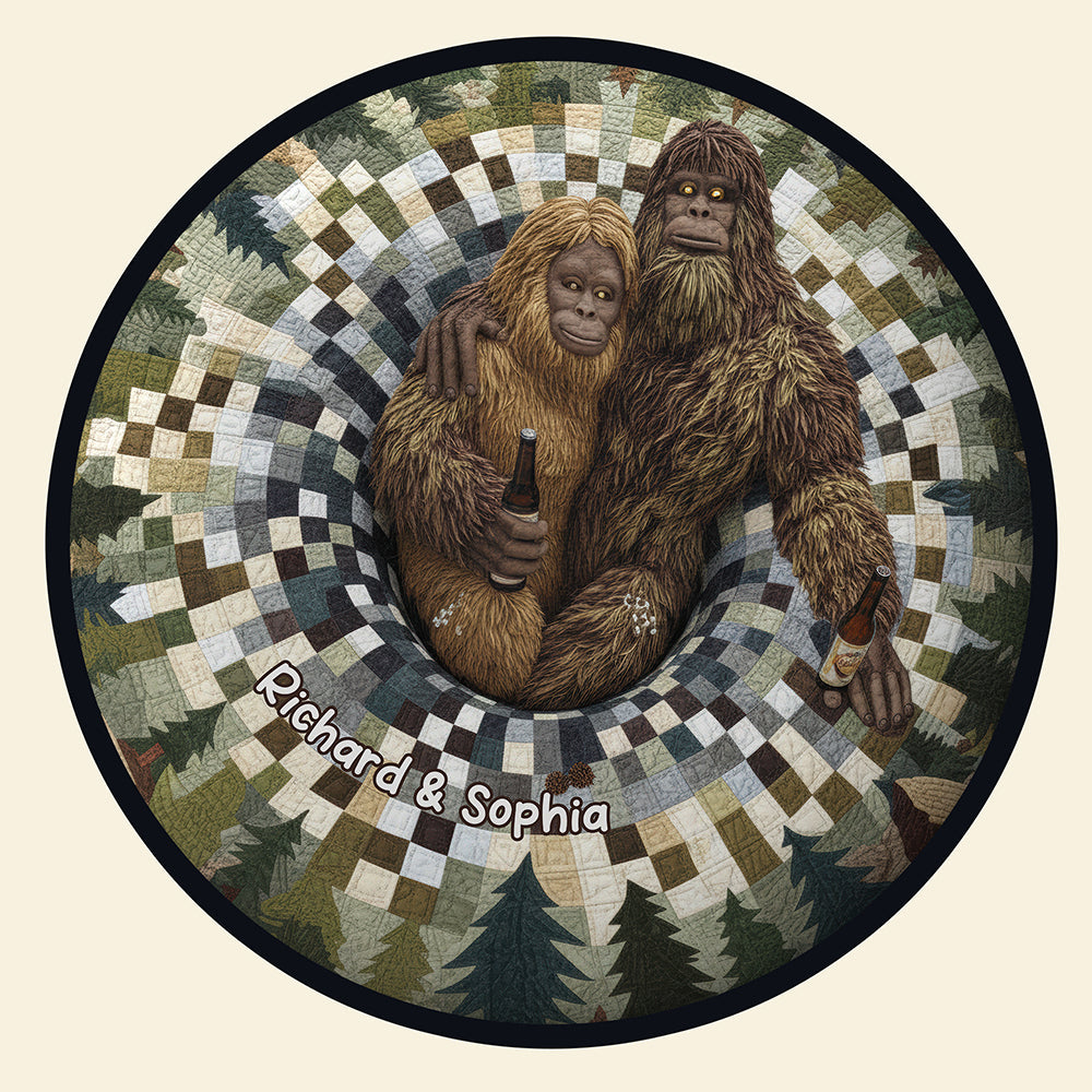 Cozy Forest Escape Round Mat, Halloween Personalized Gifts For Couple c9966783-f1fb-430d-b531-d93052b30911-3.jpg