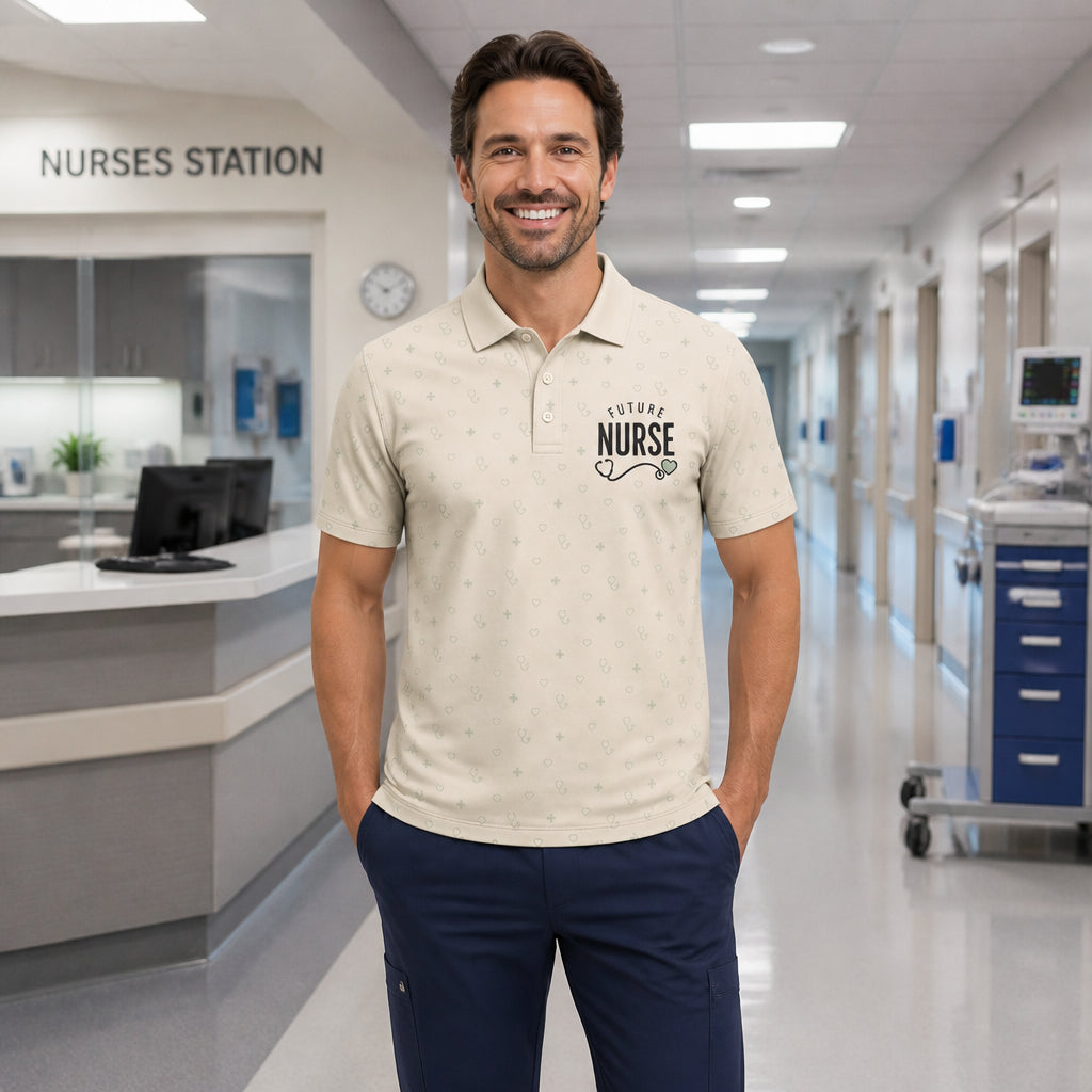Future Nurse AOP Polo - Polo shirt - All over printed cb0719f7-073b-43ef-a951-e5789bea2b3a.jpg