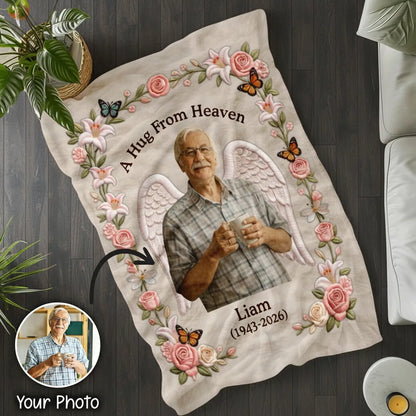 A Hug From Heaven - Memorial Blanket