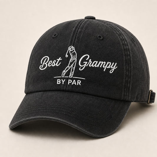 Best Grampy By Par Golf Cap - Hero