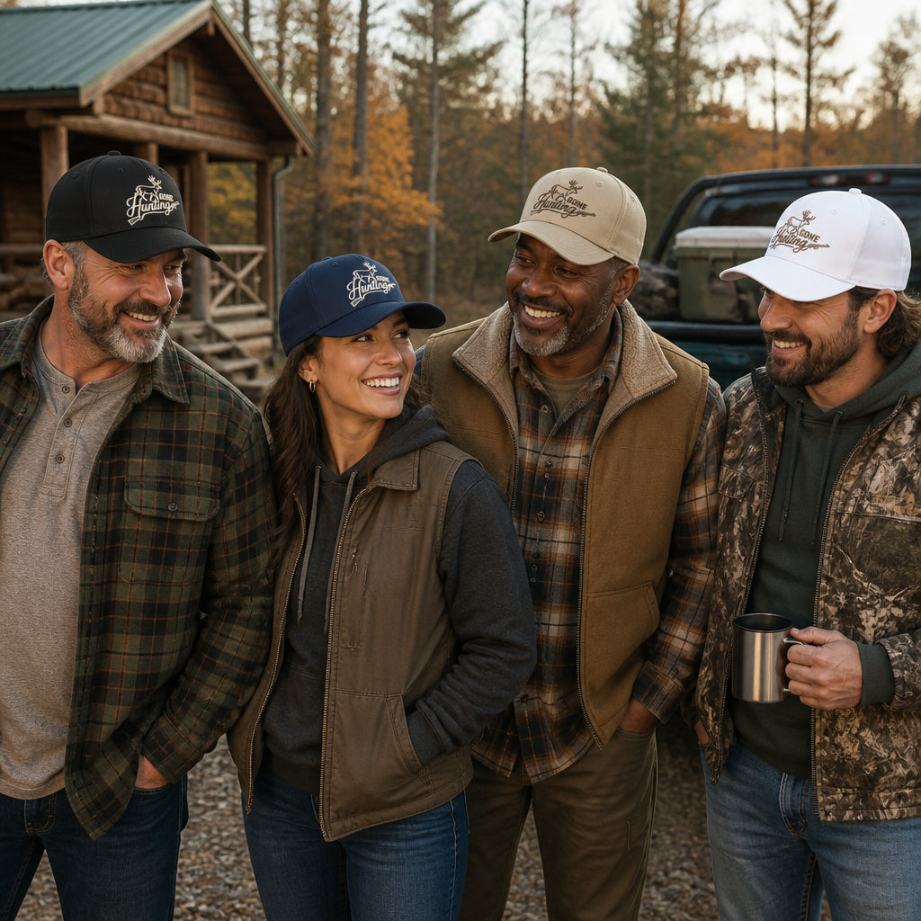 Gone Hunting Embroidered Dad Cap - Available in multiple colors