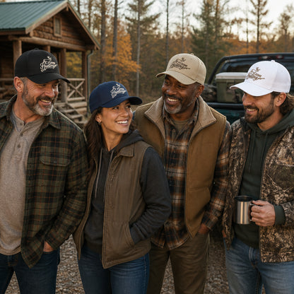 Gone Hunting Embroidered Dad Cap - Available in multiple colors