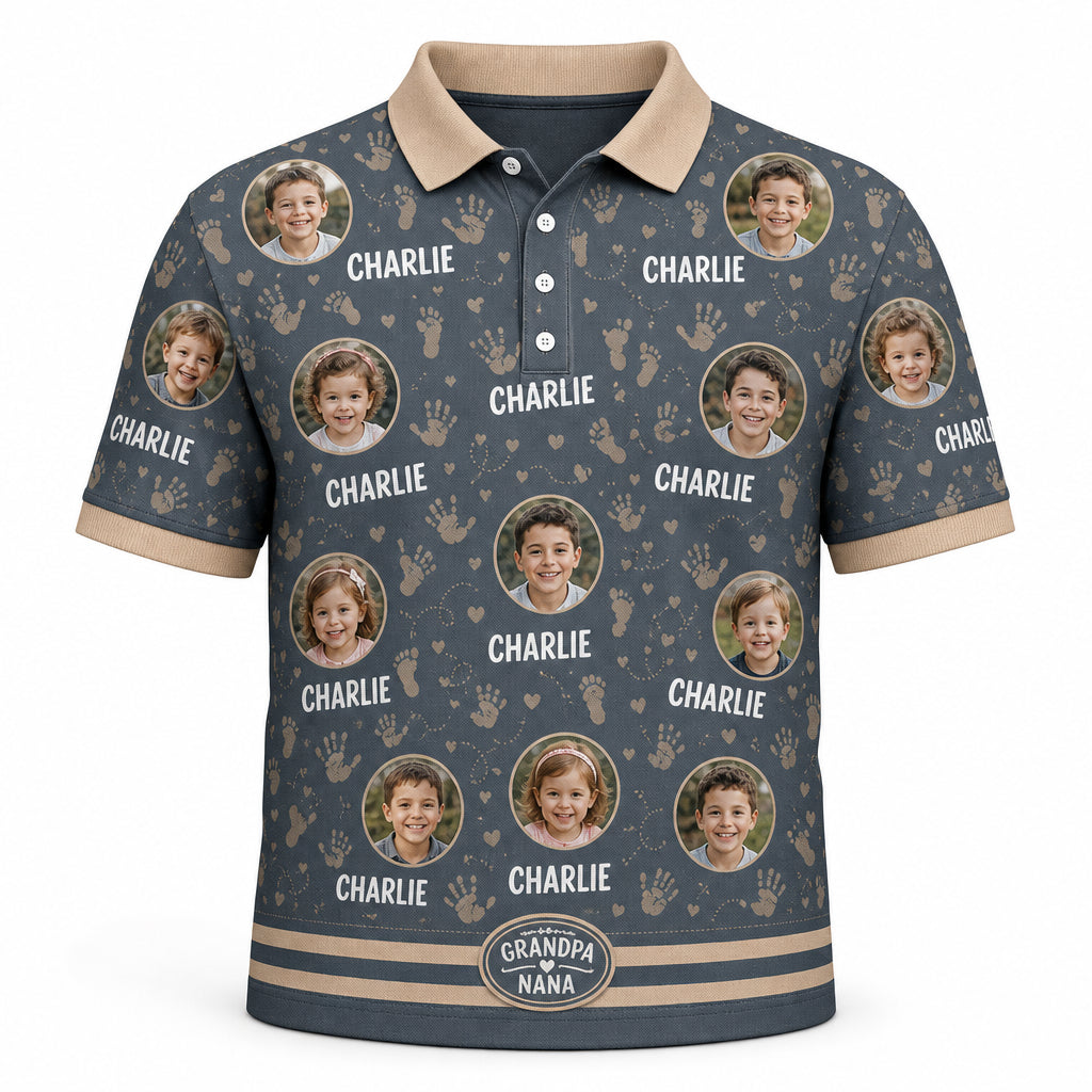 Custom Grandkid Photo Polo - Hero
