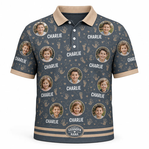 Custom Grandkid Photo Polo - Hero