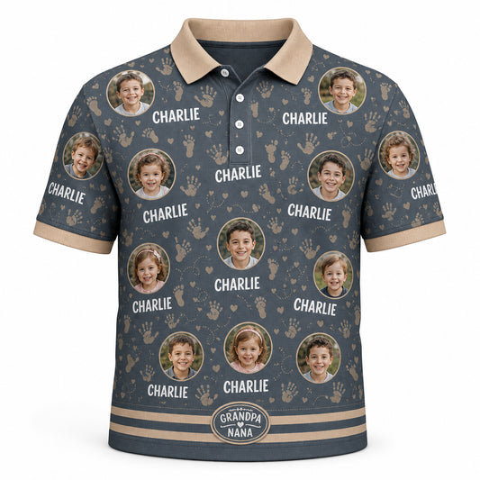 Custom Grandkid Photo Polo - Hero