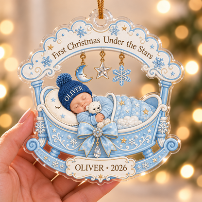 Personalized Baby Girl First Christmas Ornament, Custom Baby Name, Sleeping Newborn - Christmas Gift For Baby, New Dad, New Mom ccf1b6cb-269c-4cb7-ba7b-8de49ce572c4-q5.png