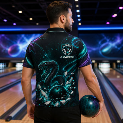 Electric Strike Snake Bowling Team Polo — Personalized Name & Team - Personalized Polo shirt - All over printed cd30f2db-8bf6-4993-918a-8012b5e5838d.jpg