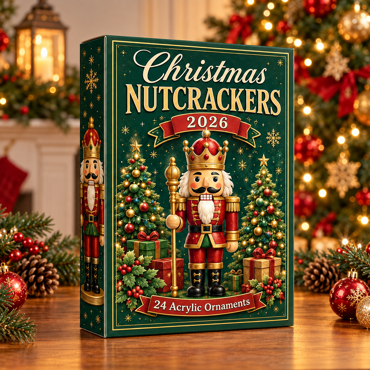 Christmas Nutcrackers Green Advent Calendar 2026 - 24-Day Festive Countdown, Acrylic Charms Blind Box - Gift For Family & Friends cd3dfe06-b9b1-4c79-a343-06477fd5c58f-nutcracker-box.png