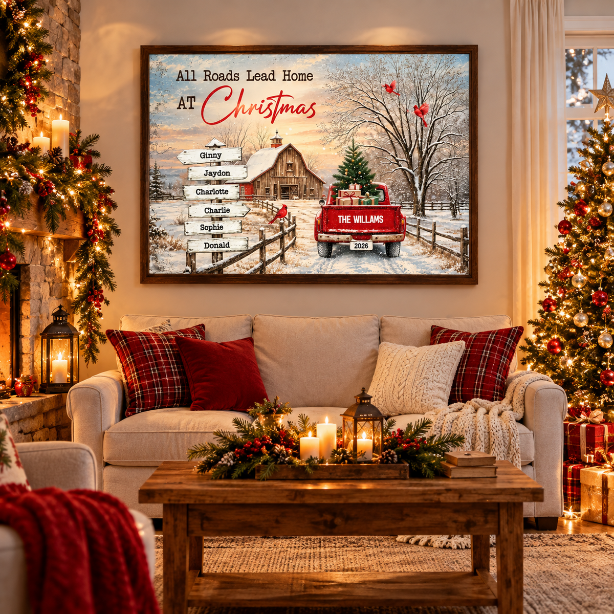 All Roads Lead Home At Christmas - Personalized Poster/Canvas cd699e83-c0c7-4150-aba8-074218035b91-chatgpt-1-.png