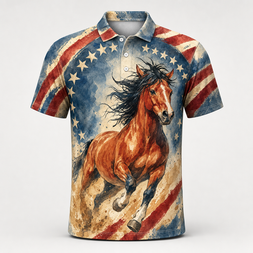Patriotic Mustang Watercolor AOP Polo - Polo shirt - All over printed ce31957a-642d-48d3-b1db-420db6a6d73b.png
