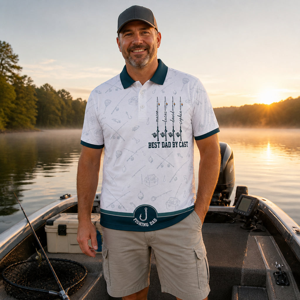 Fishing Dad Polo - Lifestyle 1
