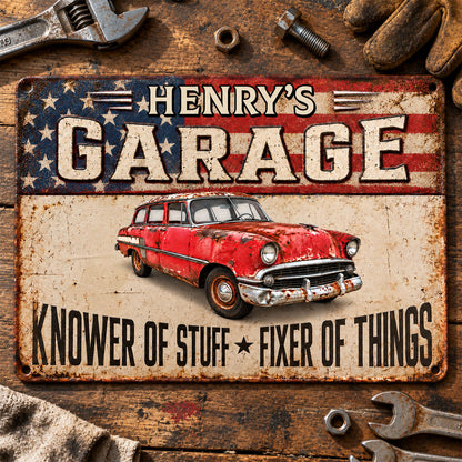 Custom Home Decor Metal Sign - Personalized Birthday Gifts For Men, Man Cave, Dad, Grandpa - Garage Life Forever cea698cb-4cad-4dcd-bfc8-e4590c7ec340-1-2-.jpg