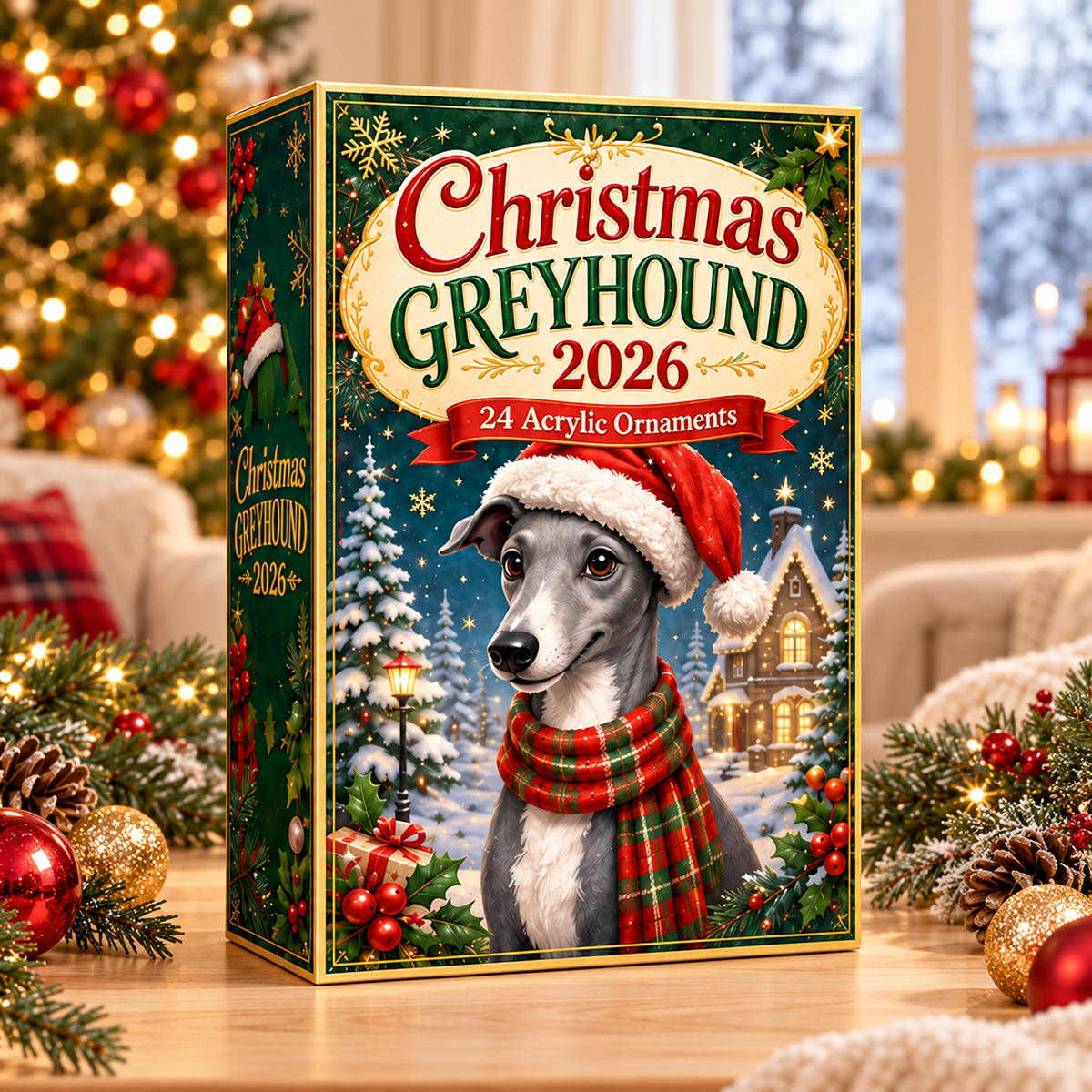 Christmas Greyhound Advent Calendar 2026 - 24-Day Festive Countdown, Acrylic Charms Blind Box - Gift For Greyhound Lovers ceba19f8-c987-4ed4-8ae1-70296b1f6637-greyhound-box.png