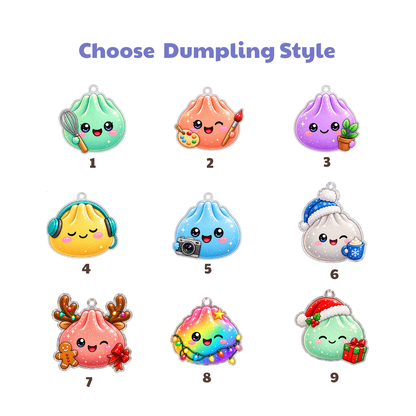 Cute Dumplings Family Christmas Keepsake - Personalized Ornament - Gift For Family