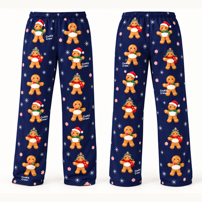 Cookie Crew Family Christmas Pajama Pants – Personalized Names