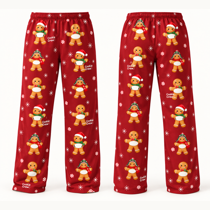 Cookie Crew Family Christmas Pajama Pants – Personalized Names