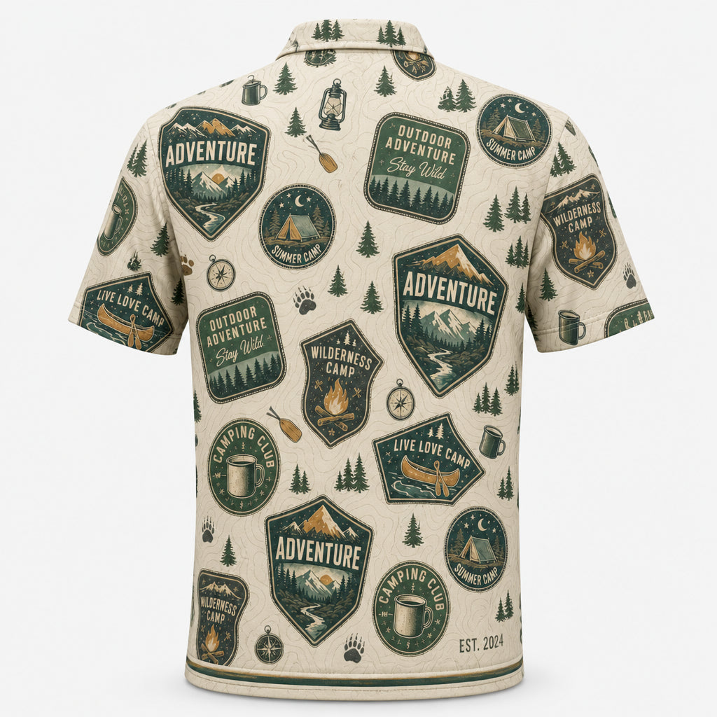 Retro Camp Badges AOP Polo - Polo shirt - All over printed d040615e-3615-46ae-9ee0-9476fed00aa0.jpg