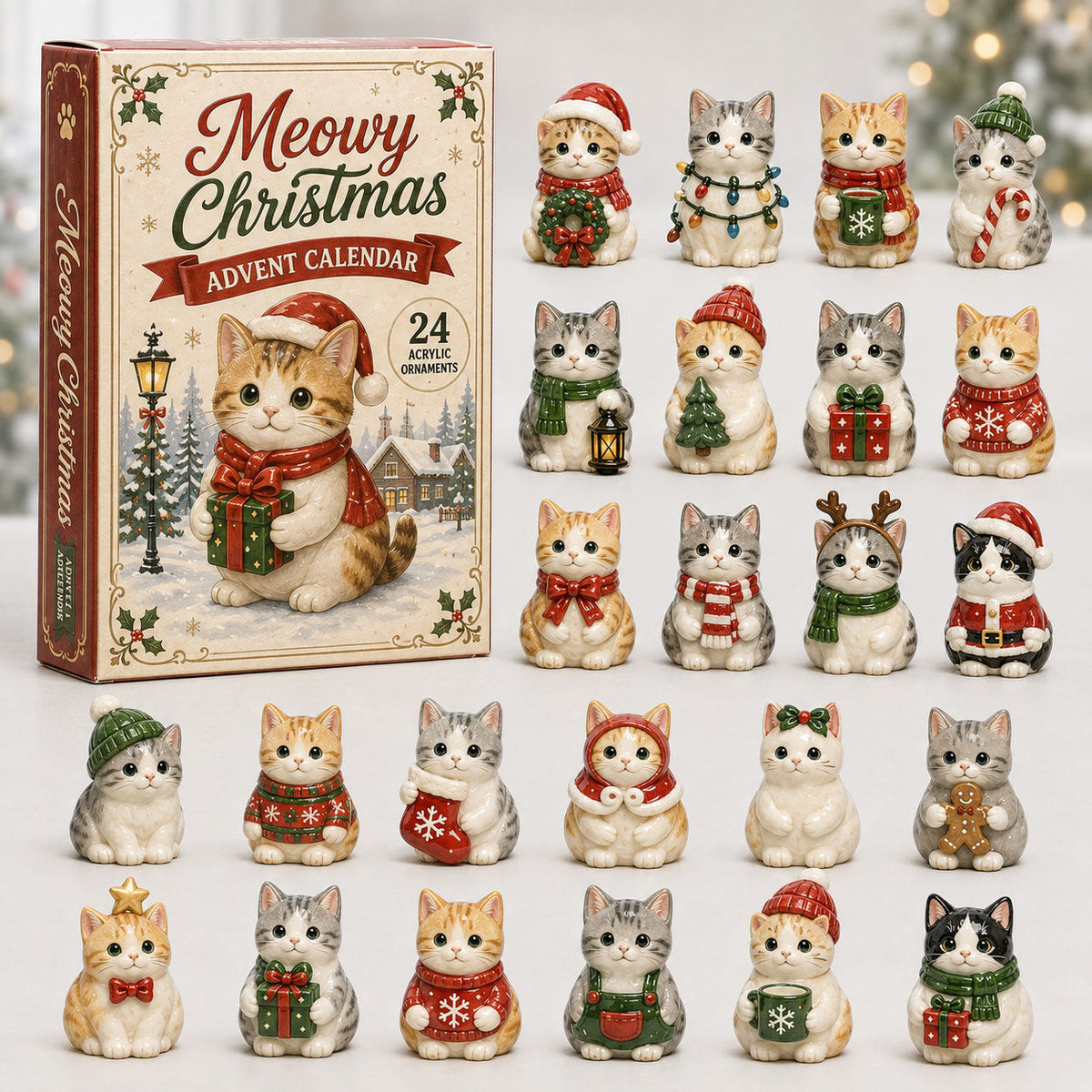 Meowy Christmas Advent Calendar 2026 - 24-Day Festive Countdown, Acrylic Charms Blind Box - Gift For Cat Lovers d1019eba-6fc0-4436-a6d8-3d347b109899-meowy.jpg