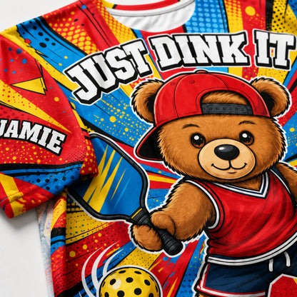 Just Dink It – Team Bear AOP Pickleball Tee - Personalized T-Shirt - All over printed d13afe62-6d29-4357-adbf-947ea1fabaee.jpg