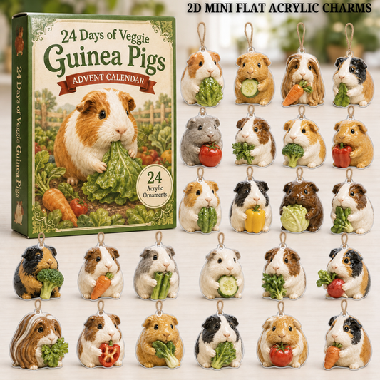 Veggie Guinea Pig Advent Calendar 2026 - 24-Day Festive Countdown, Acrylic Charms Blind Box - Gift For Guinea Pig Lovers d15aef6b-626a-45bd-896a-f120575d5b61-guinea-pig-text.png