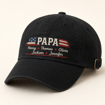 4th of July Papa Names Tee - Hero