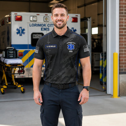 EMS Thin Blue Line Polo – Custom City, Name & Back Text - Personalized Polo shirt - All over printed d1e64d00-9170-4910-9580-c261e255a7af.jpg