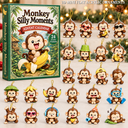 Monkey Silly Moments Advent Calendar 2026 - 24-Day Festive Countdown, Acrylic Charms Blind Box - Gift For Monkey Lovers d2890469-d1e9-4acf-abcd-53068c073cbc-monkey-text.png