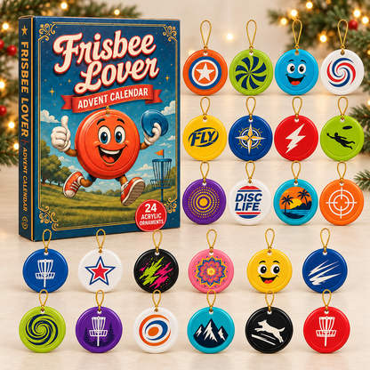 Frisbee Lover Advent Calendar 2026 - 24-Day Festive Countdown, Acrylic Charms Blind Box - Gift For Frisbee Lovers d2909a47-a7aa-4c9d-8418-3d0bd676ecf3-frisbee-box-charms.png