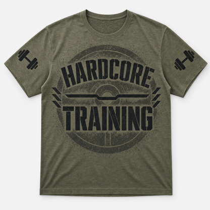 Hardcore Training - Tactical Gym Tee - T-Shirt - All over printed d2d1b2d7-64a7-49e2-8b0e-1cdc7a60787e.png