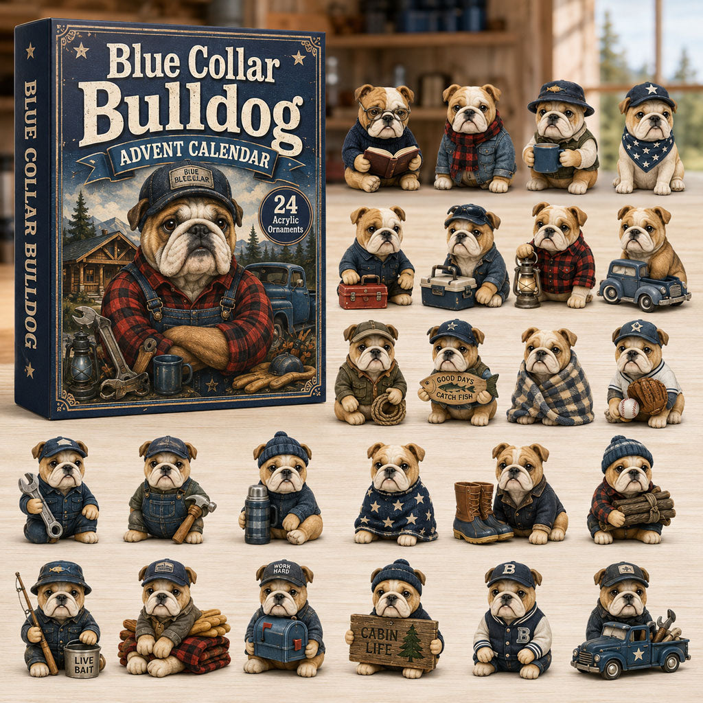 Blue Collar Bulldog Advent Calendar 2026 - 24-Day Festive Countdown, Acrylic Charms Blind Box - Gift For Bulldog Lovers d30986f0-58c9-4fea-9dee-cfb7a15717e9-bulldog.jpg