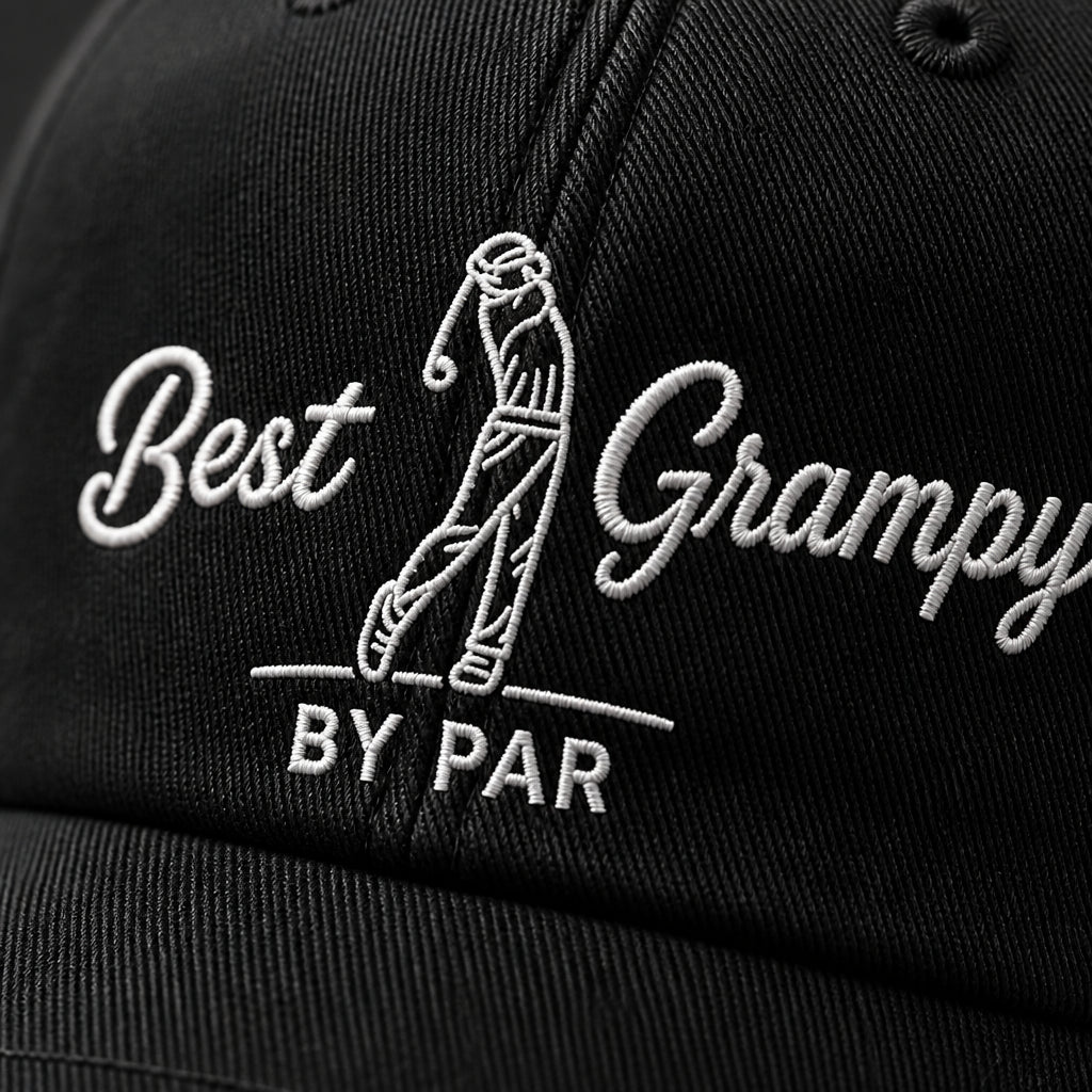 Best Grampy By Par Golf Cap - How it is made