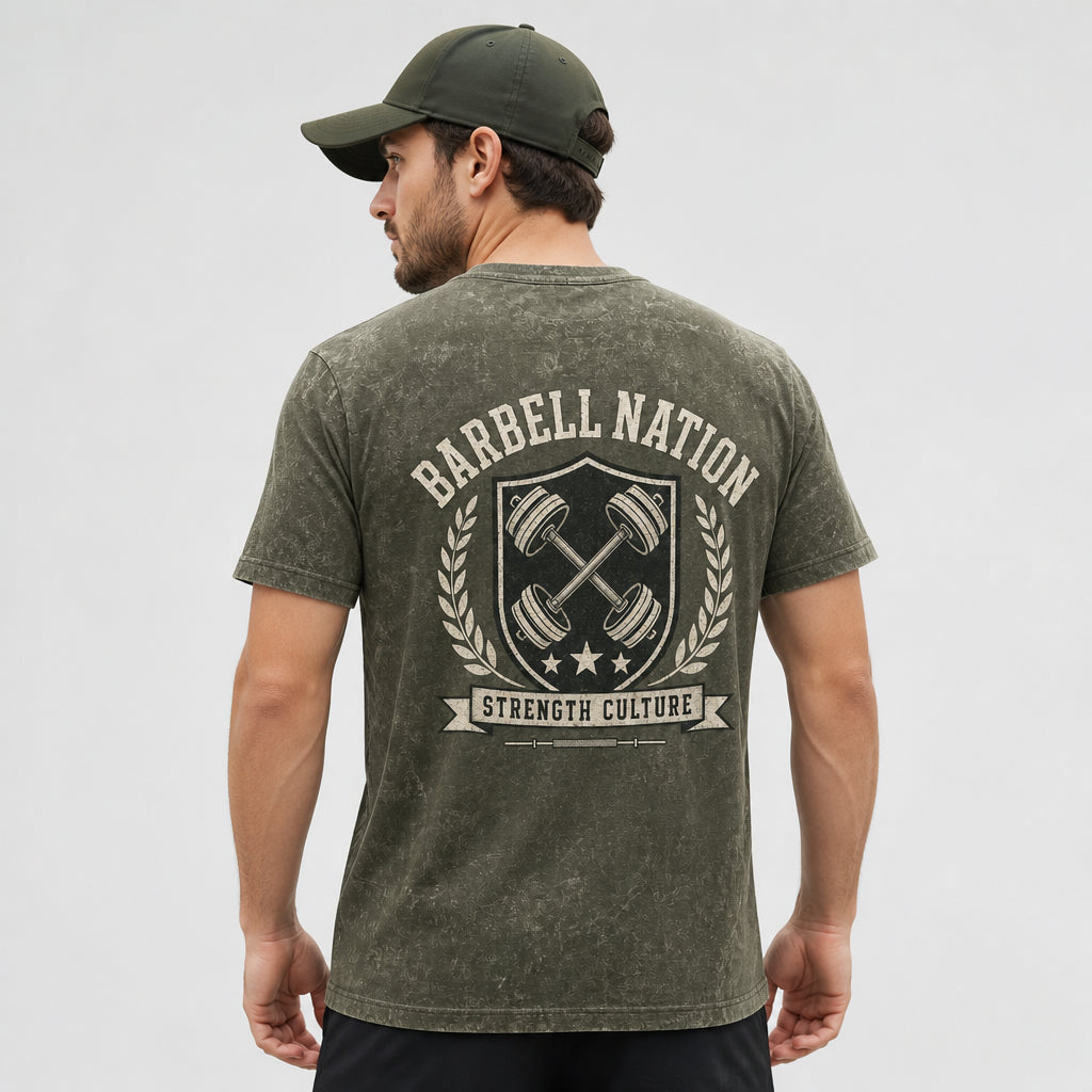 Barbell Nation Strength Crest Tee - T-Shirt - All over printed d4208a3b-f5f6-41f7-bd77-998b7dd9a201.jpg