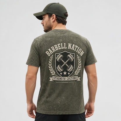 Barbell Nation Strength Crest Tee - T-Shirt - All over printed d4208a3b-f5f6-41f7-bd77-998b7dd9a201.jpg