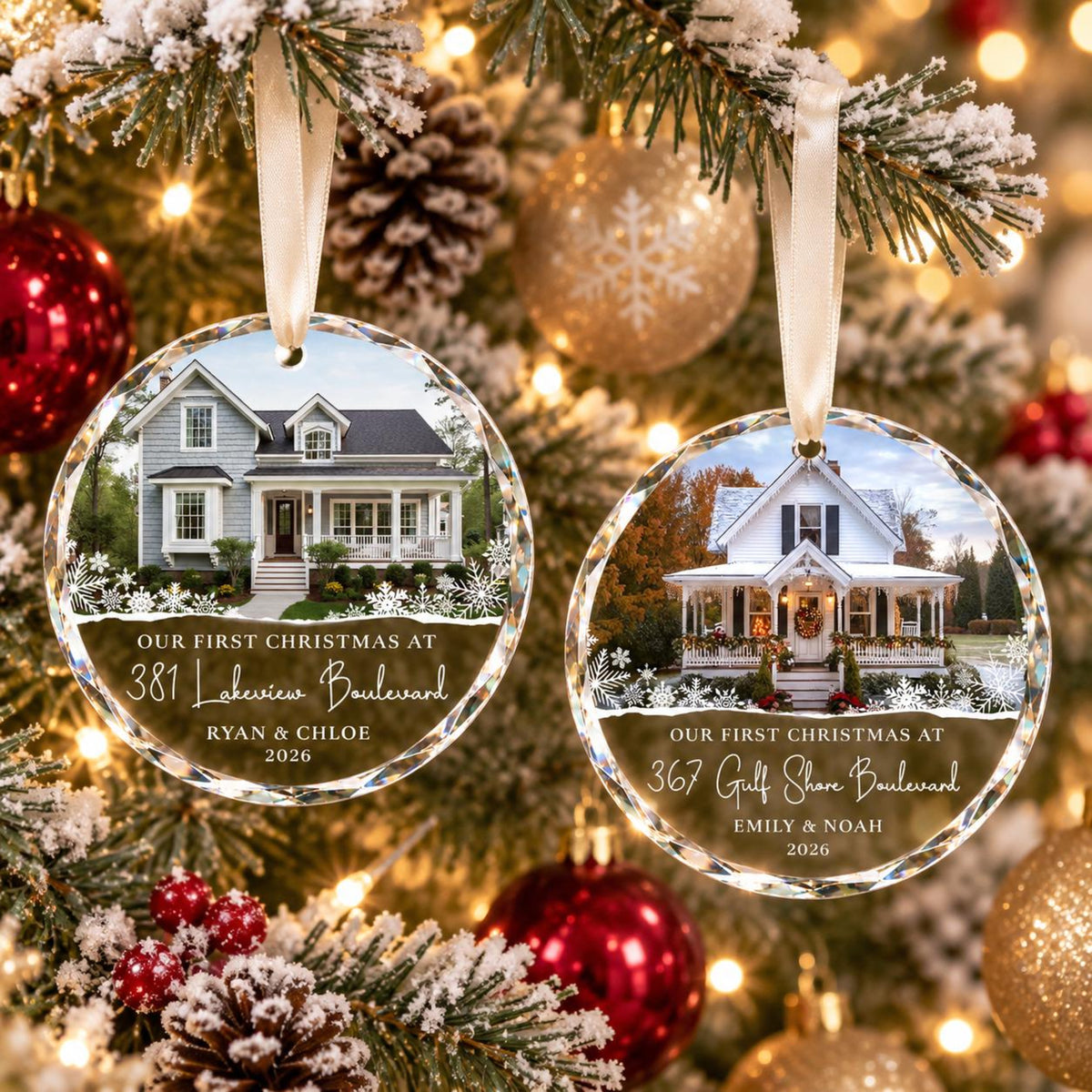 Personalized New Home Ornament, First Christmas in New Home Ornament, Realtor Client Gift, New Home Keepsake, Housewarming Gift d464a013-baff-4f89-8097-9e78ce6e42d4-2.jpg