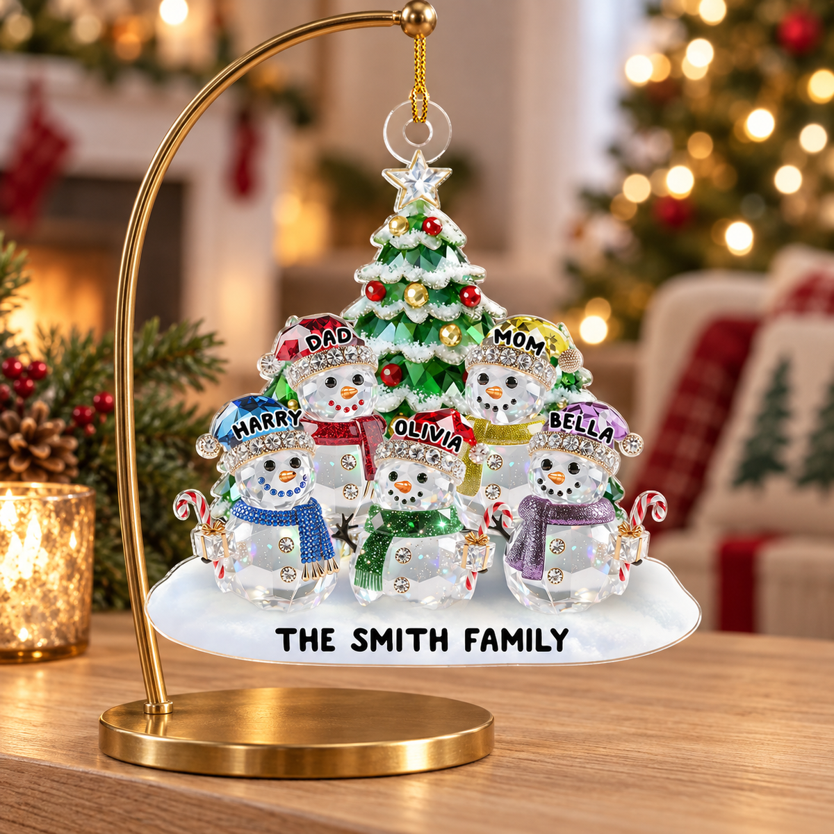 Elegant Glass Snowman Family - Personalized Acrylic Ornament - Christmas Gift For Family d4d1b563-eb48-4303-bd23-8eb3f7fc8d8b-banner-.png