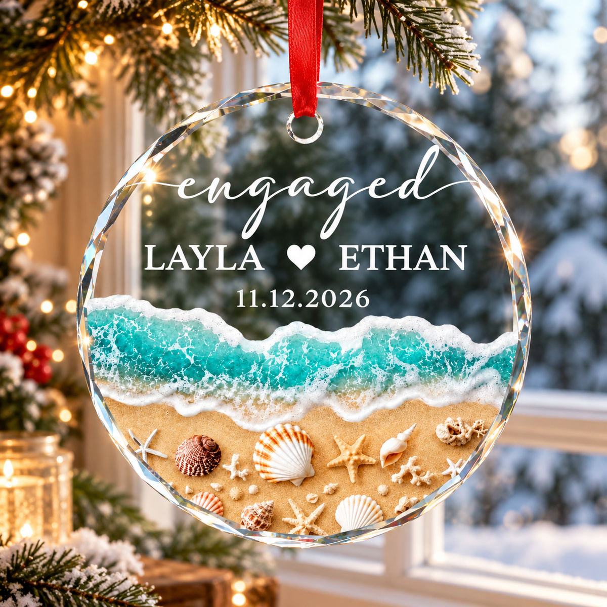 Eternal Love, Deep As Sea - Personalized Crystal Ornament - Christmas Gift For Couple, Engagement Gift d4f901cc-643e-49f4-be4f-0ce2cc1a3408-banner-1.png