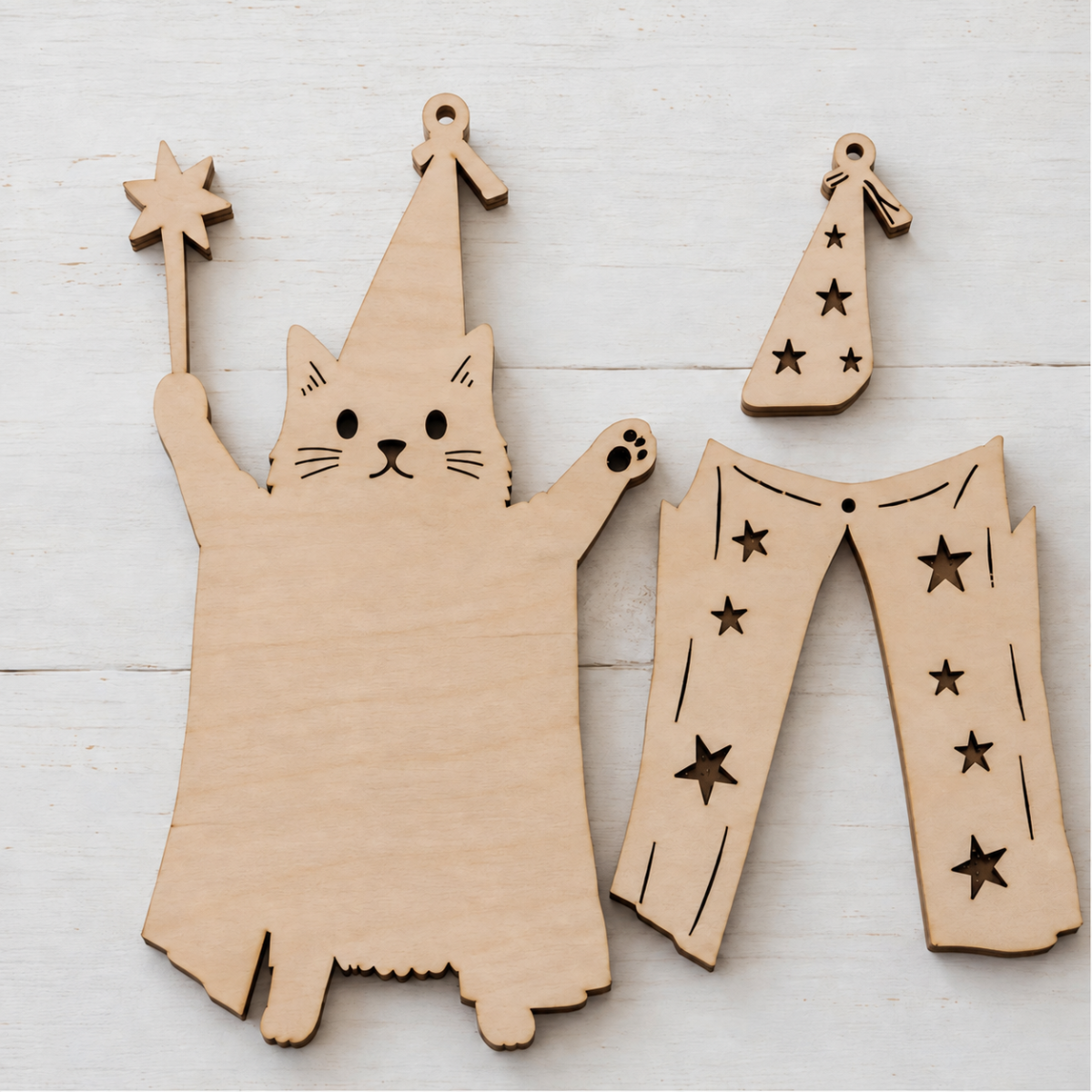 Halloween Shape Ornament - Witch, Vampire & Mummy Hanging Decorations, Whimsical Haunted - Gift For Friends, Family d56811f4-be4f-43f0-a098-c6aeb1a95224-6.png