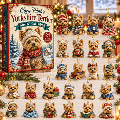 Cozy Winter Yorkshire Terrier Advent Calendar 2026 - 24-Day Festive Countdown, Acrylic Charms Blind Box - Gift For Yorkshire Terrier Lovers d5abffd8-f8f8-41f4-9f06-c9c9b0ed195c-yorkshire-box-charms.png
