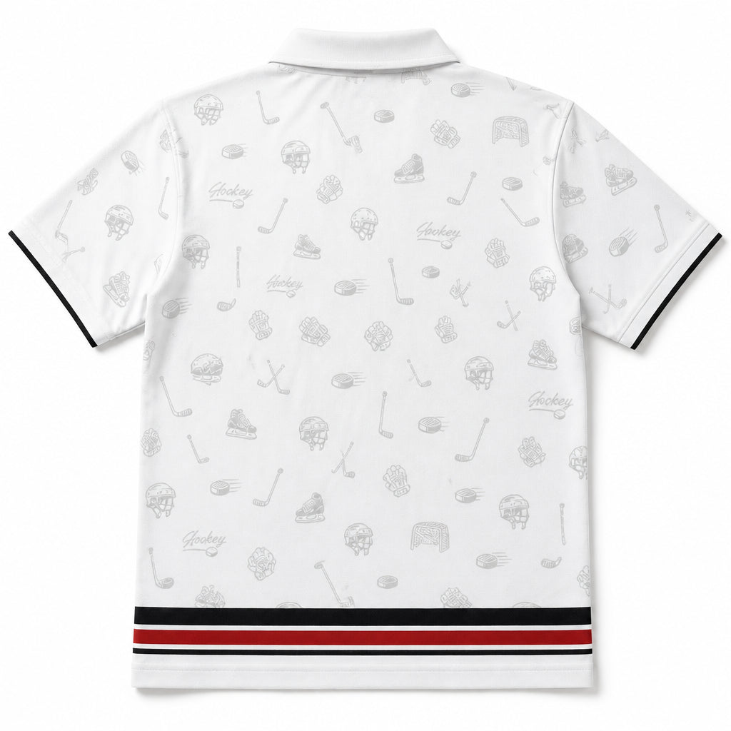 Hockey Dad Polo - Back view