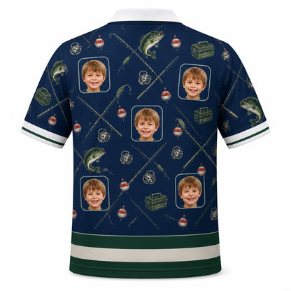 Fishing Dad Polo - Back view