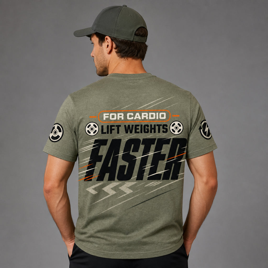For Cardio Lift Weights Faster AOP Tee - T-Shirt - All over printed d66a4c30-62a4-4420-80d2-e5757f8e373b.jpg