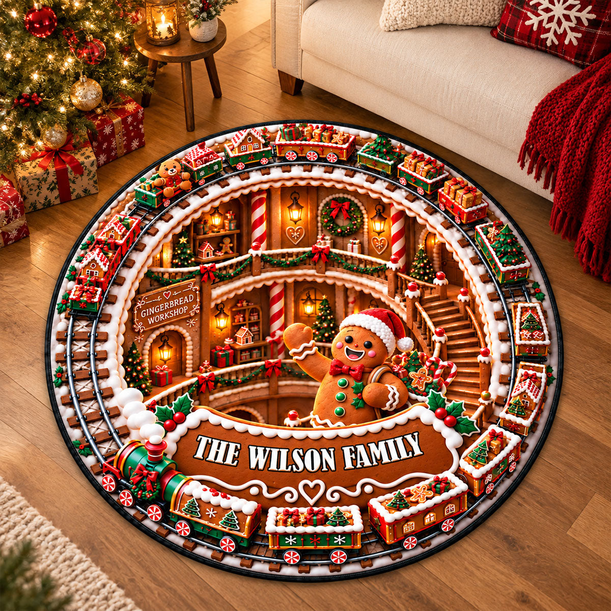 Sweet Holiday Joy Starts Here 3D Illusion Quilted Rug - Personalized Quilted Mat d67a687f-0fa0-4a83-8eed-4dbce423ee2b-2.jpg