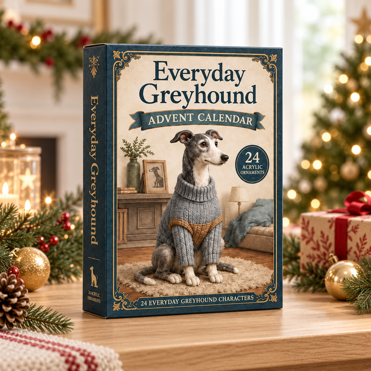 Everyday Greyhound Advent Calendar 2026 - 24-Day Festive Countdown, Acrylic Charms Blind Box - Gift For Greyhound Lovers d692cdbc-7c6e-47b0-aeeb-edf48270813f-greyhound-box.png