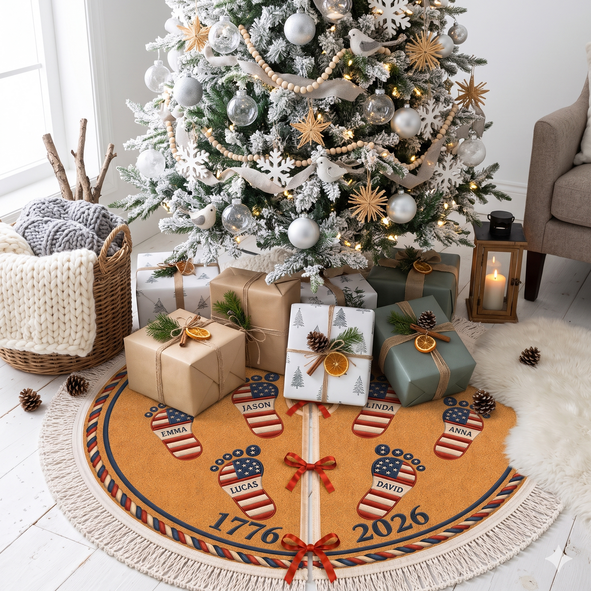Personalised Family Name Gifts - Christmas Family Tree Skirt - Merry Christmas Tree Skirt 250 Years Of Freedom d84cd32c-517c-4ff2-bdeb-2e02a07564a6-ll.png
