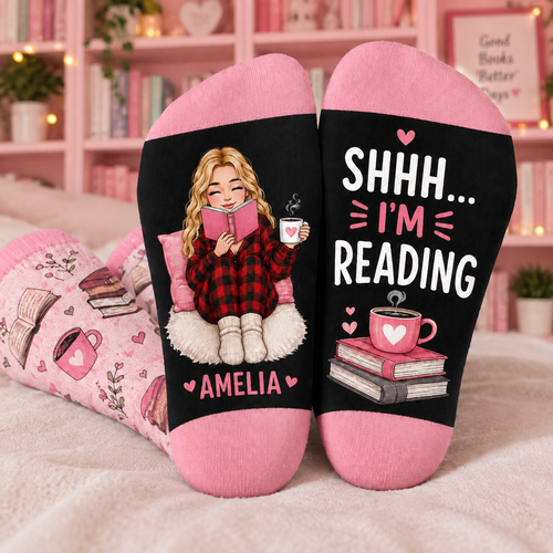 Personalized Book Lover Socks – Custom Name “Shhh I’m Reading” Socks, Cozy Bookworm Gift For Women, Cute Reading Socks or Her d85bf172-ba96-49a9-b8bd-e2f1694453eb-ff.png