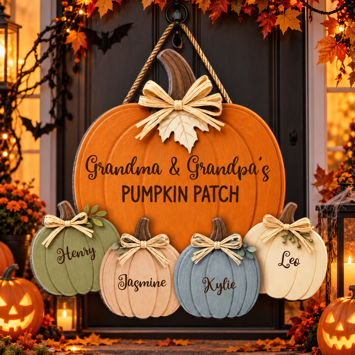 Grandma Grandpa's Pumpkin Wooden Sign - Personalized Door Hanger d8b00e78-22fa-4eb8-904e-9231ced08420-b1.png