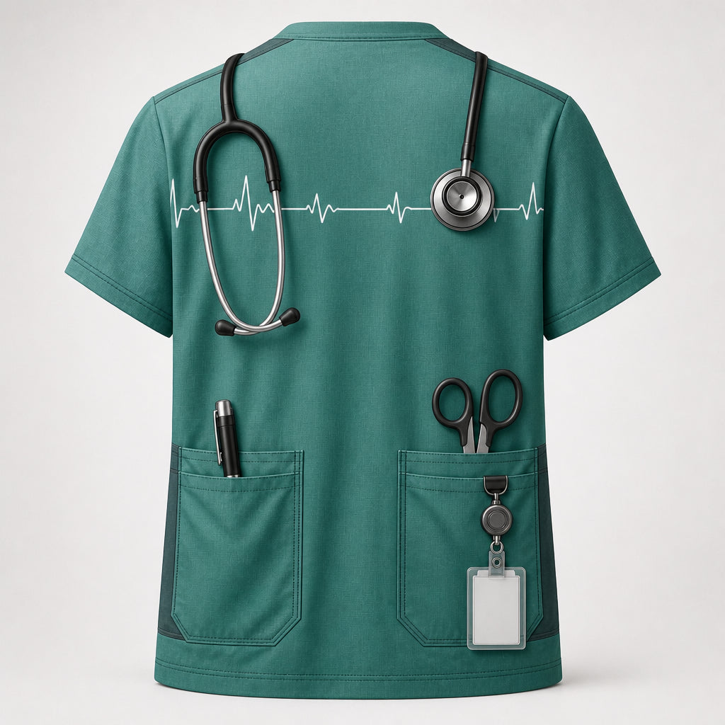 Personalized Scrubs AOP T‑Shirt with Name Patch - Personalized T-Shirt - All Over Printed d8dcf3e8-86ae-4e94-8f74-60ef792b0fb2.jpg