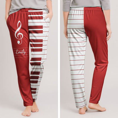 Piano, Keyboard Music Custom Name, Gift For Musician, Pianist, Composers - Personalized  Pants d910256c-44eb-4149-8910-fa51683580f1-Piano_Keyboard_Music_Custom_Name_Gift_For_Musician_Pianist_Composers_Personalized_Lounge_Pants_3.jpg