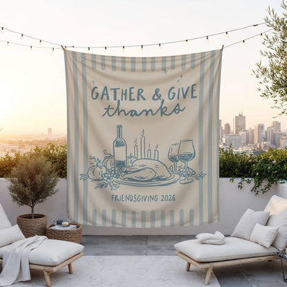 Personalized Friendsgiving Backdrop – Gather & Give Thanks Thanksgiving Tapestry, Custom Fall Party Banner & Autumn Decor d9baf538-42f2-46ab-9194-725b1f8db356-m4.jpg