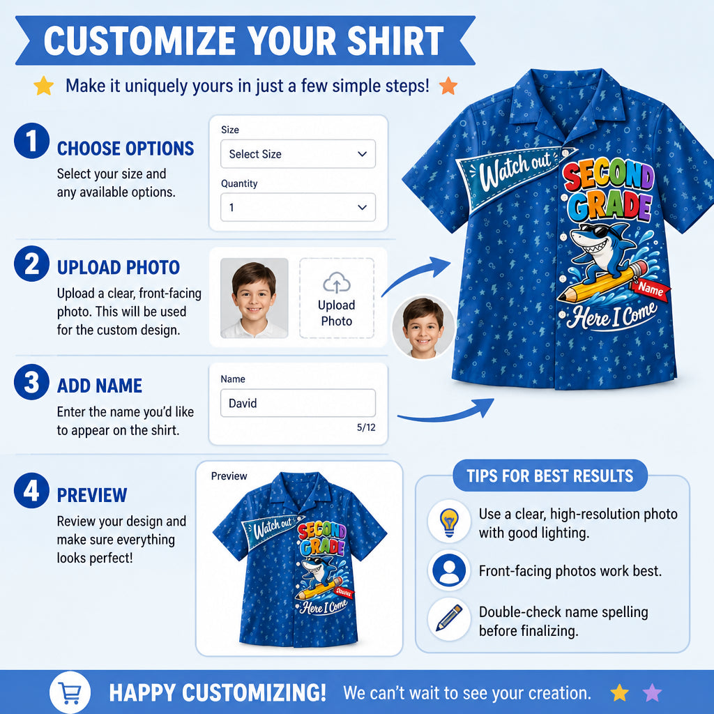 Watch Out Second Grade Shark AOP Kids Hawaiian – Personalized Name - Personalized Hawaiian Kids Shirt - AOP da01e754-58bb-4d75-8d15-2ef8dc618810.jpg